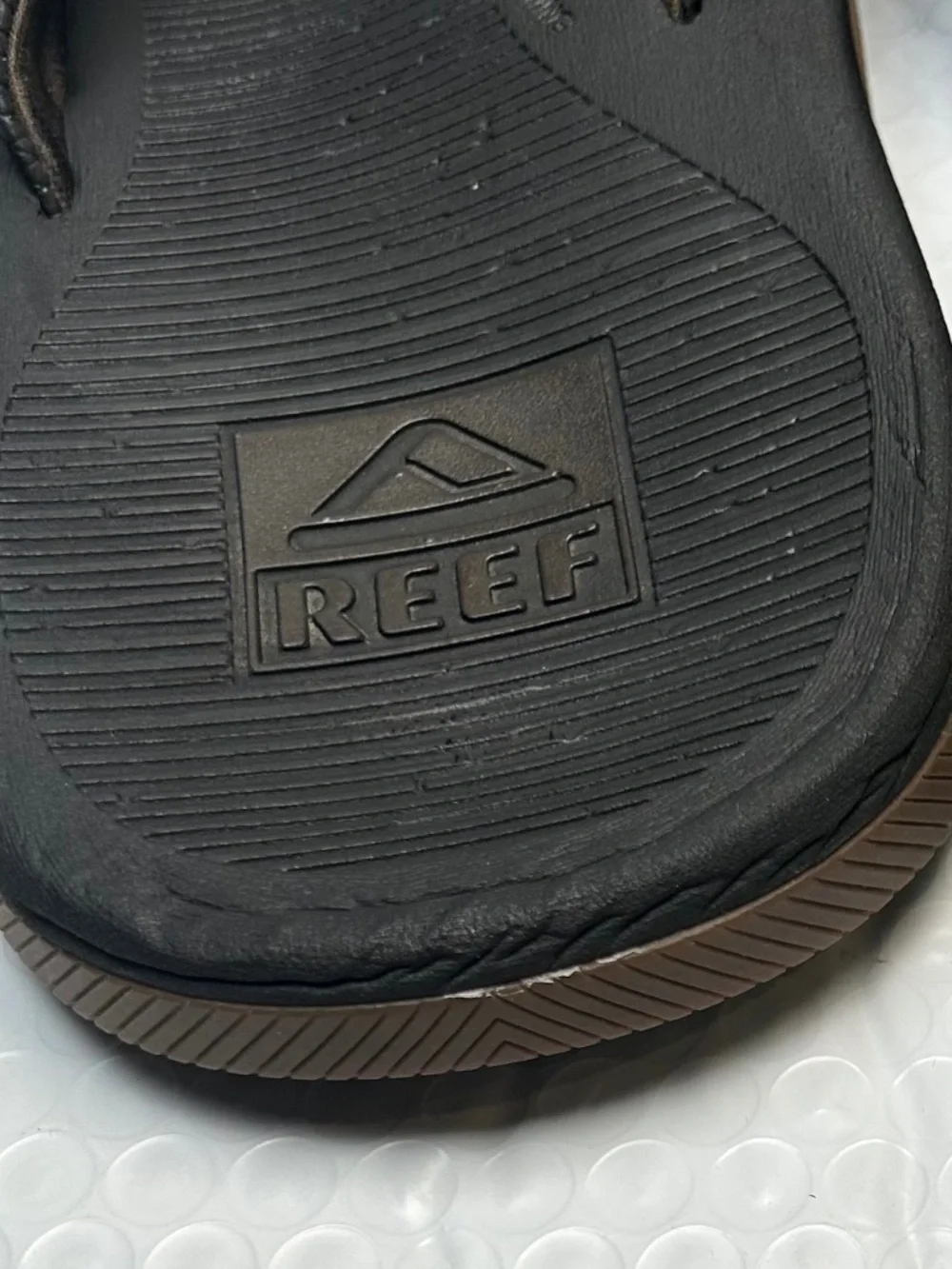 Share Reef Men's Santa Ana Flip Flops Black Water-Friendly Comfort Sandals Sz 12